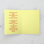 "Unsere Freundschaft!" Karte (Innenseite)