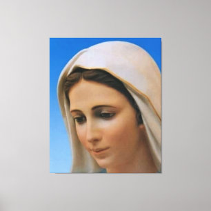 Unsere Friedensmutter, Friedensmutter, Königin des Leinwanddruck