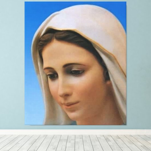 Unsere Friedensmutter, Friedensmutter, Königin des Leinwanddruck (Insitu (Holzboden))