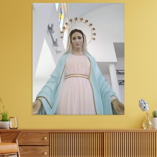 Unsere Friedensmutter, Friedensmutter, Königin des Leinwanddruck (Insitu (Wohnzimmer))