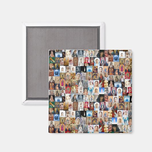 Unsere Friedensmutter, Friedensmutter, Königin des Magnet (Vorderseite/Rückseite)