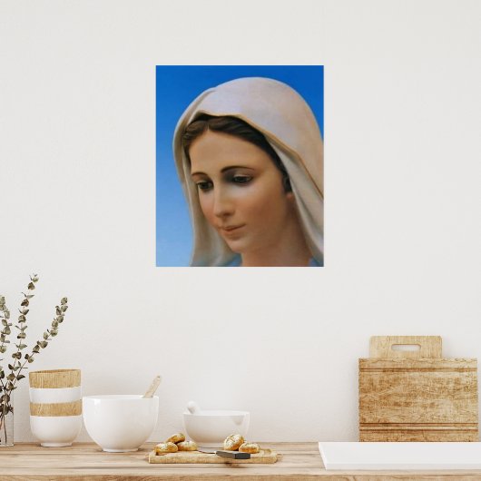 Unsere Friedensmutter, Friedensmutter, Königin des Poster (Küche)