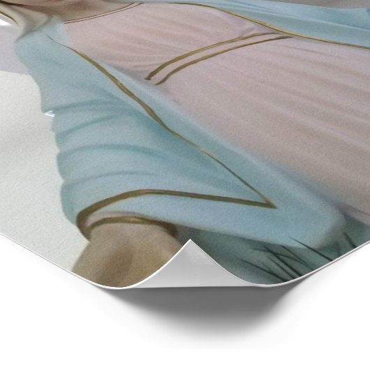 Unsere Friedensmutter, Friedensmutter, Königin des Poster (Ecke)