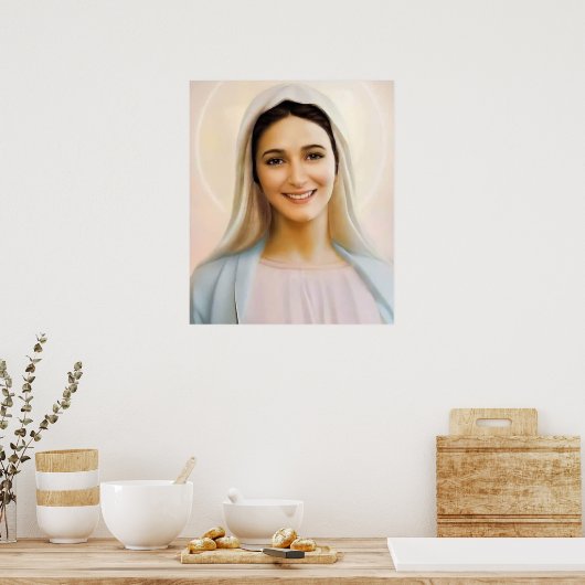 Unsere Friedensmutter, Friedensmutter, Königin des Poster (Küche)