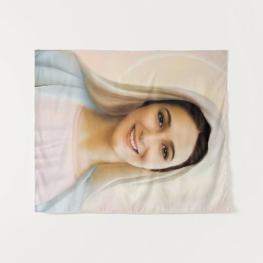 Unsere Friedensmutter, Friedensmutter, Königin des Wandteppich (Vorderseite (Horizontal))