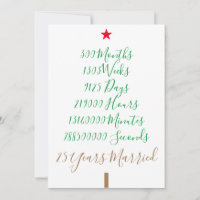 Unsere fünfundzwanzigsten Weihnachten 25. Jahre Ve