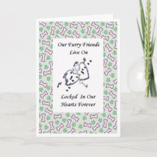 Unsere Furry Friends leben in unseren Herzen Karte