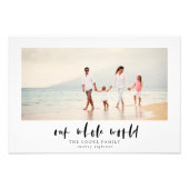 UNSERE GANZE WELT FOTODRUCK (Vorne)