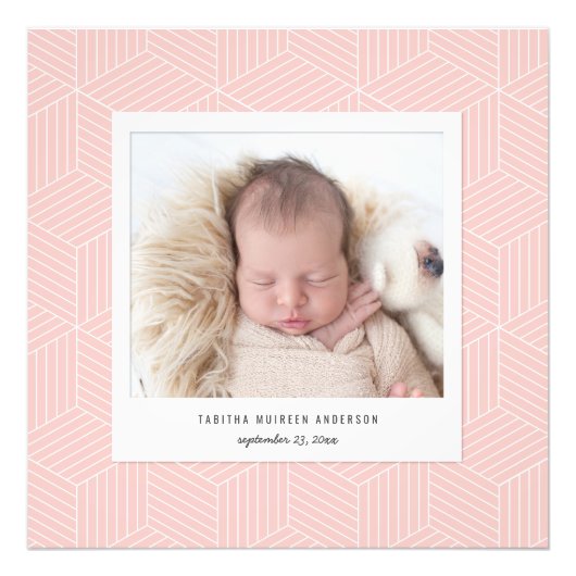 Unsere ganze Welt Instant Foto geometrisch (Vorne)