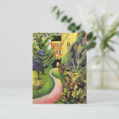 Unsere Garden Blume Betten August Macke Postkarte (Stehend Vorderseite)