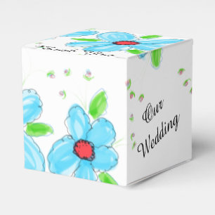 Unsere Gästekarte für Hochzeiten Geschenkschachtel