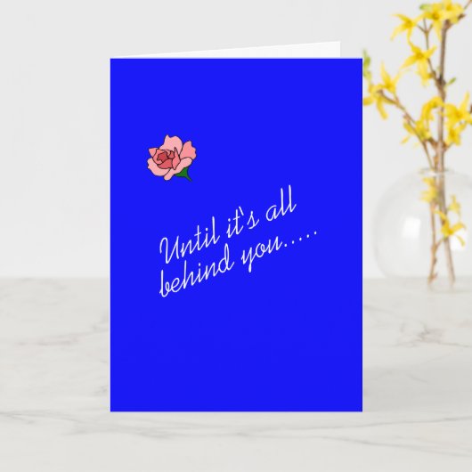 Unsere Gebete und unser Glaube stehen hinter dir Karte (Gelbe Blume)