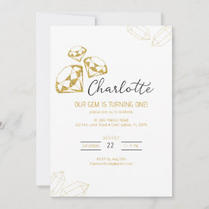 Unsere Geburtstagsparty Einladung