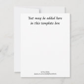 Unsere Gedanken und Gebete Sprichwort Rose Mitteilungskarte (Rückseite)