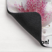 Unsere Generation! Mousepad Rosa Blume (Ecke)
