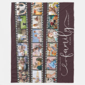 Unsere Geschichte - unsere Familie - Unsere Liebe  Fleecedecke (Vorderseite)