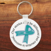 Unsere Geschichten mögen anders sein als der Schlü Schlüsselanhänger (Vorderseite)