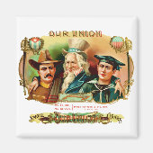 Unsere Gewerkschaft Vintage Zigarrenbox Magnet (Vorne)
