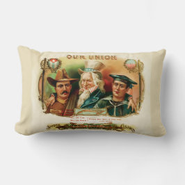 Unsere Gewerkschaft" Zigarrenschild Lendenkissen