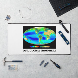 Unsere globale Biosphäre Global Fotosynthese-Karte Schreibtischunterlage