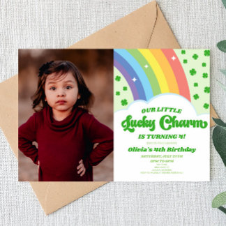 Unsere glückliche Charm St. Patrick's Day Geburtst Einladung