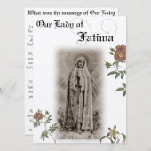 Unsere Gottesmutter-Gebetskarte Einladung (Vorne/Hinten)