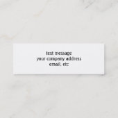 Unsere Graduiertenobergrenze mit Gold-Rahmen Telefonnummerkarte (Rückseite)