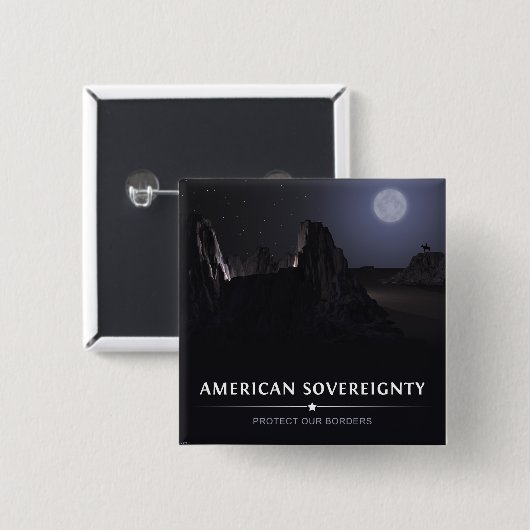 Unsere Grenzen schützen Button (Vorne & Hinten)