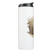 Unsere Grizzly Animal Vie Sauvage Forêt Nature Thermosbecher (Nach links gedreht)