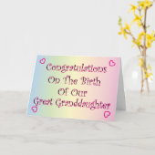 Unsere große Enkelin Karte (Gelbe Blume)