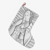 unsere Guadalupe Großer Weihnachtsstrumpf (Vorderansicht (hängend))
