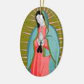 unsere Guadalupe Keramik Ornament (Links)