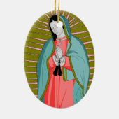 unsere Guadalupe Keramik Ornament (Hinten)