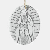 unsere Guadalupe Keramik Ornament (Rechts)