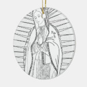 unsere Guadalupe Keramik Ornament (Links)