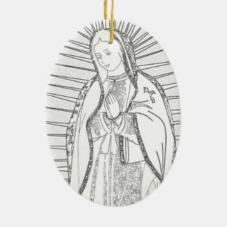 unsere Guadalupe Keramikornament