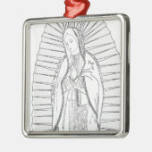 unsere Guadalupe Ornament Aus Metall (Links)