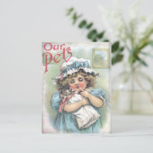 Unsere Haustiere Postkarte (Stehend Vorderseite)