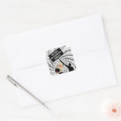 Unsere Herrscher sind inkompetente Unbeständige Quadratischer Aufkleber (Umschlag)