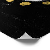 Unsere Herzen waren Gold Poster Wall Art (Ecke)