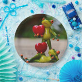 Unsere Herzpapierplatte Pappteller (Party)