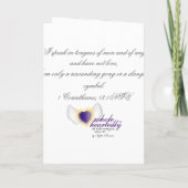 Unsere Hochzeit - besonders angefertigt - Einladung (Rückseite)