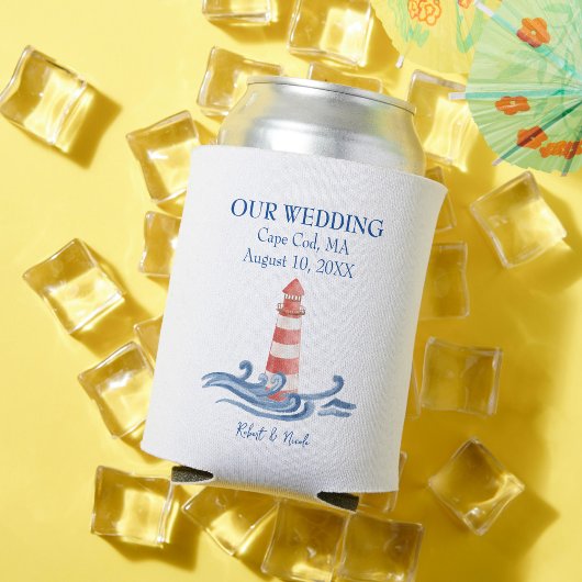 Unsere Hochzeit - Cape Cod Dosenkühler