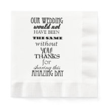 Unsere Hochzeit Danksagung