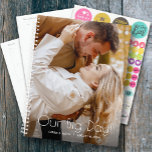 Unsere Hochzeit des großen Fotos Planer<br><div class="desc">Hochzeitsplaner mit Ihrem Lieblings-Foto auf der Vorderseite - personalisiert mit Ihren Details in schicken Schriften. Der Planer beinhaltet monatliche und wöchentliche Layouts,  12 Monate,  60 Seiten mit laminierten Soft Cover vorne und hinten.</div>
