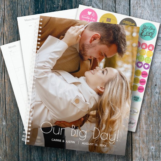 Unsere Hochzeit des großen Fotos Planer