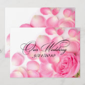 Unsere Hochzeit Einladung (Vorne/Hinten)