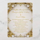 Unsere Hochzeit Folieneinladung (Rückseite)