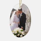Unsere Hochzeit Keramik Ornament (Links)