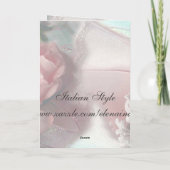 Unsere Hochzeitskarte Ankündigung (Rückseite)